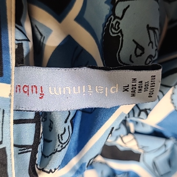 Vintage FUBU Men's Fat Albert AOP Long Sleeve Button Up Shirt Pre-Owned- Size XL - Picture 9 of 15